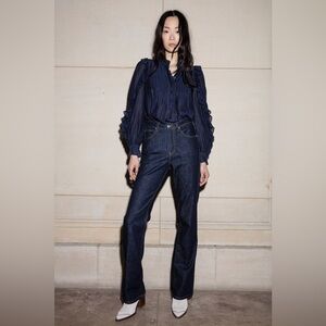 NWT Zadig & Voltaire Timmy Tomboy Blouse Shirt Top